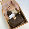 Louis Vuitton Mono Pink Belt Multi Pochette Bag (With Box)