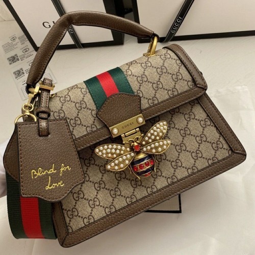Gucci Queen Margaret GG Supreme Handbag (With Box)