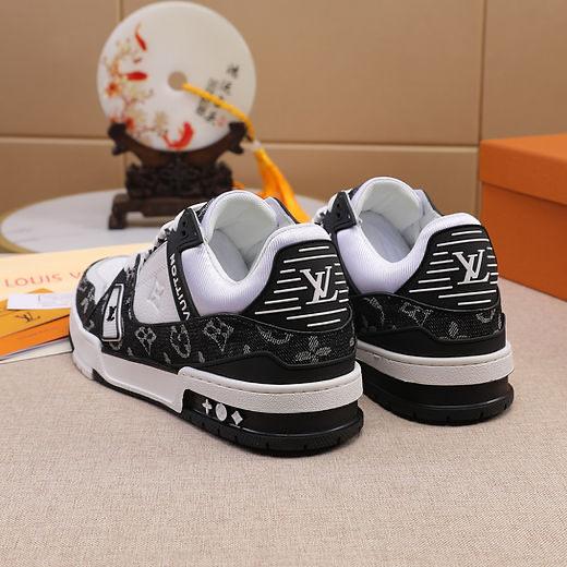 Louis Vuitton Black Monogram Men Sneaker