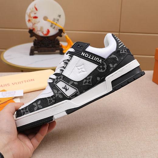 Louis Vuitton Black Monogram Men Sneaker
