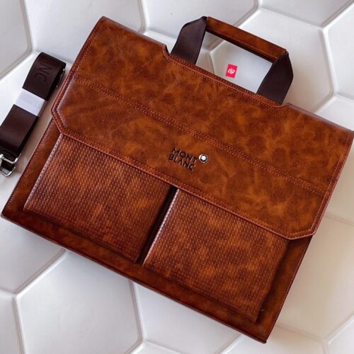 WhatsApp Image 2023-09-01 at 17.40.40 Montblanc Brown Laptop Bag