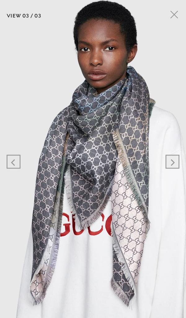 Gucci  Multicolour GG Unisex Stole