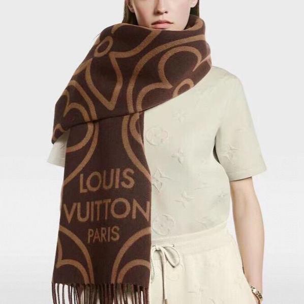 Louis Vuitton Bloom Coffee Unisex Muffler