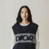 Dior Knitted Blue Sleeveless Sweater