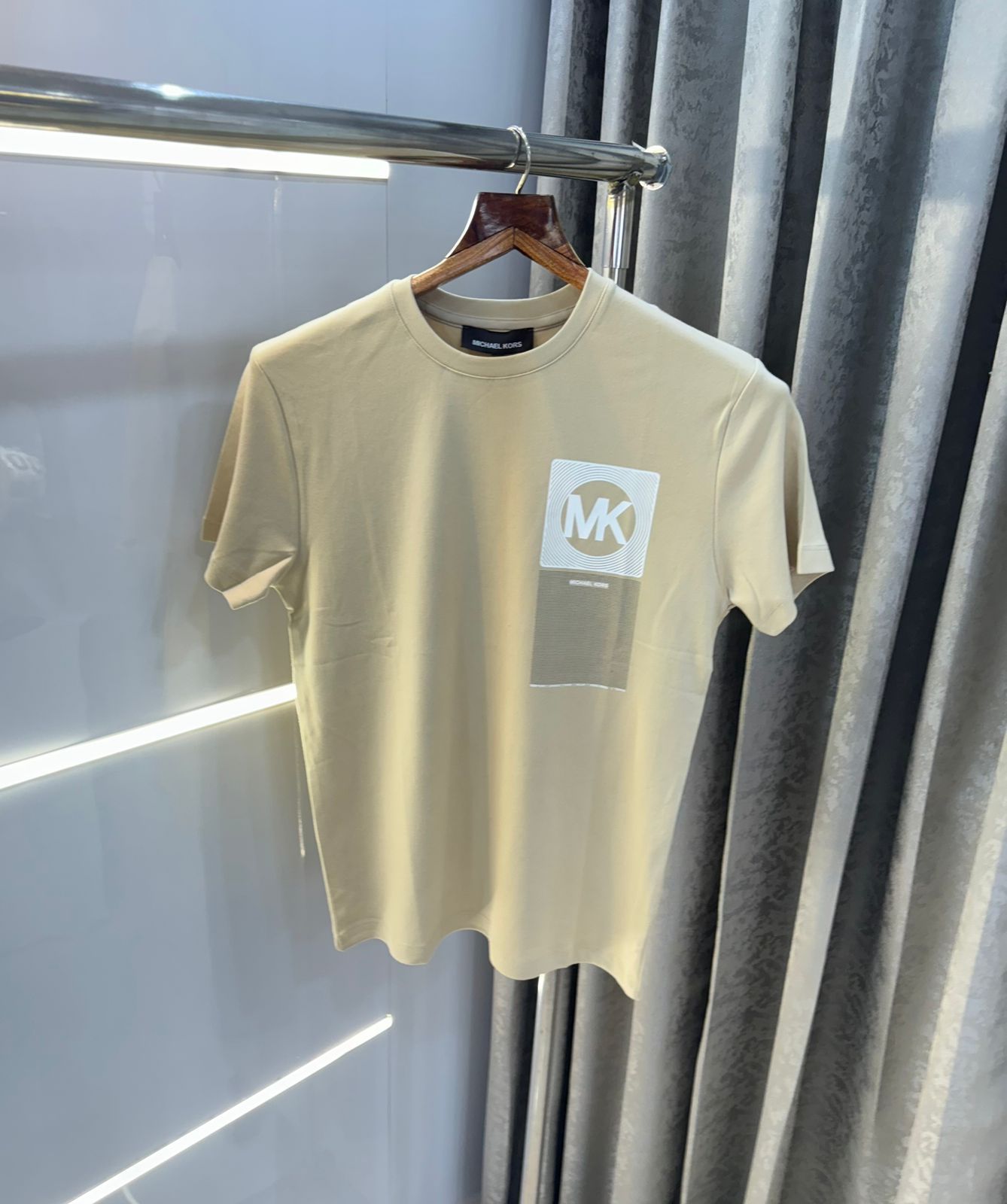 WhatsApp Image 2024-10-29 at 4.43.11 PM (2) Michael Kors Khaki Men’s T-shirt
