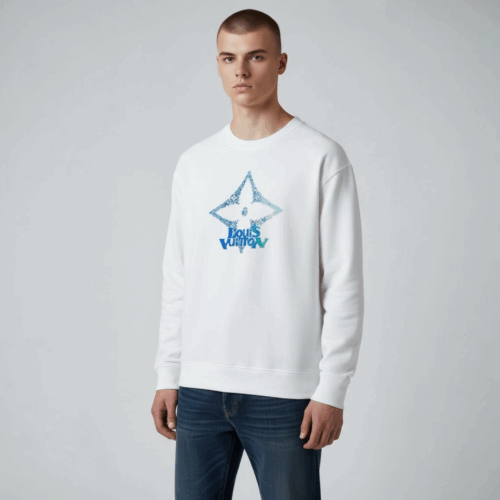 Louis Vuitton Flower White Sweatshirt