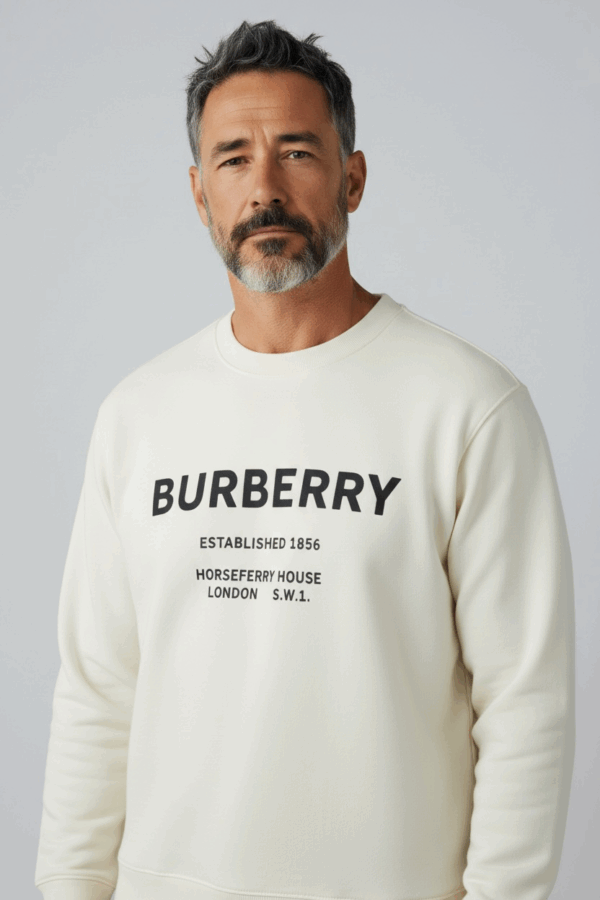Burberry Horseferry White Sweatshirt