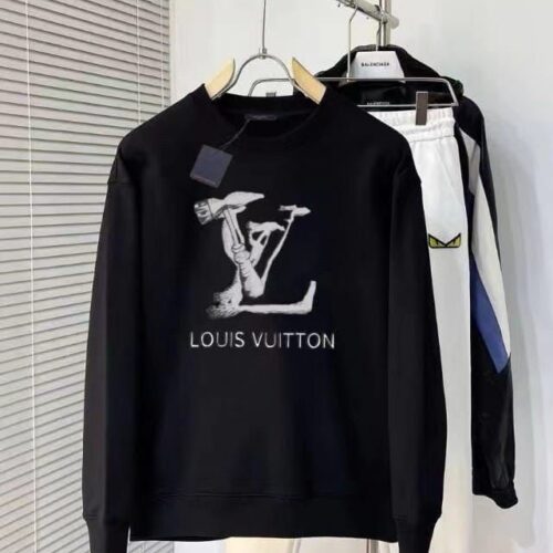 Louis Vuitton Halloween Black Sweatshirt