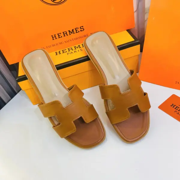 Hermes Oran BrownSandal