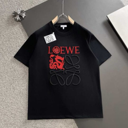 WhatsApp Image 2025-01-22 at 5.31.08 PM Loewe Embroidery Black Tshirt