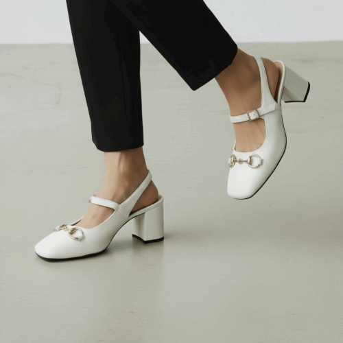 Gucci Horsebit White Pump For Women