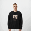 Louis Vuitton Malletier Black Sweatshirt