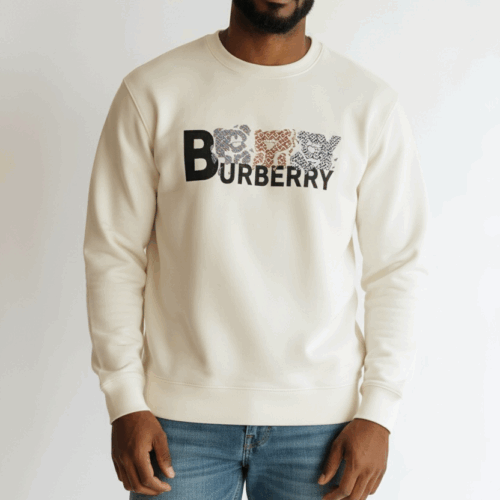 Burberry Teddy White Sweatshirt