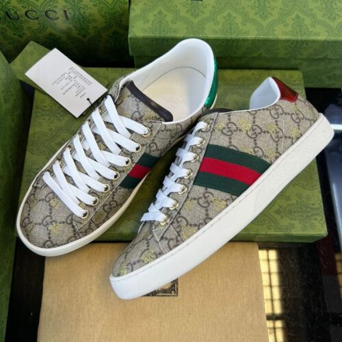 Gucci Ace Beige Bee Unisex Sneaker