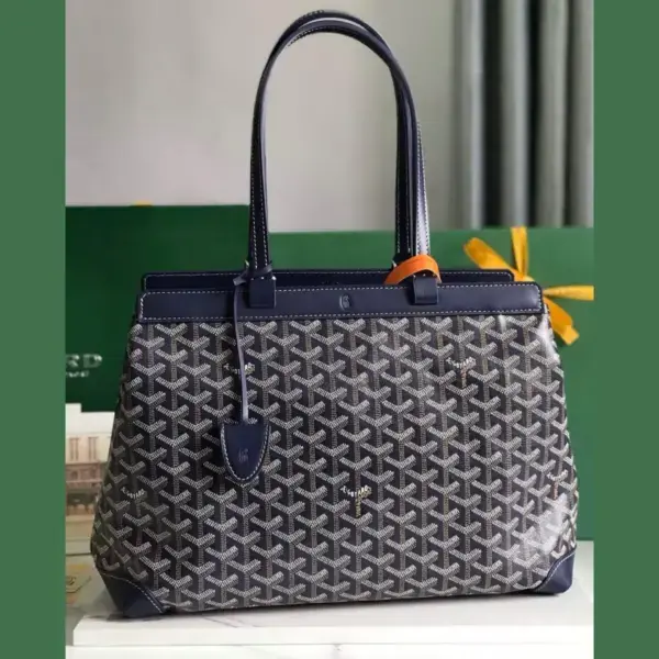 Goyard Bellechasse Blue Tote Bag