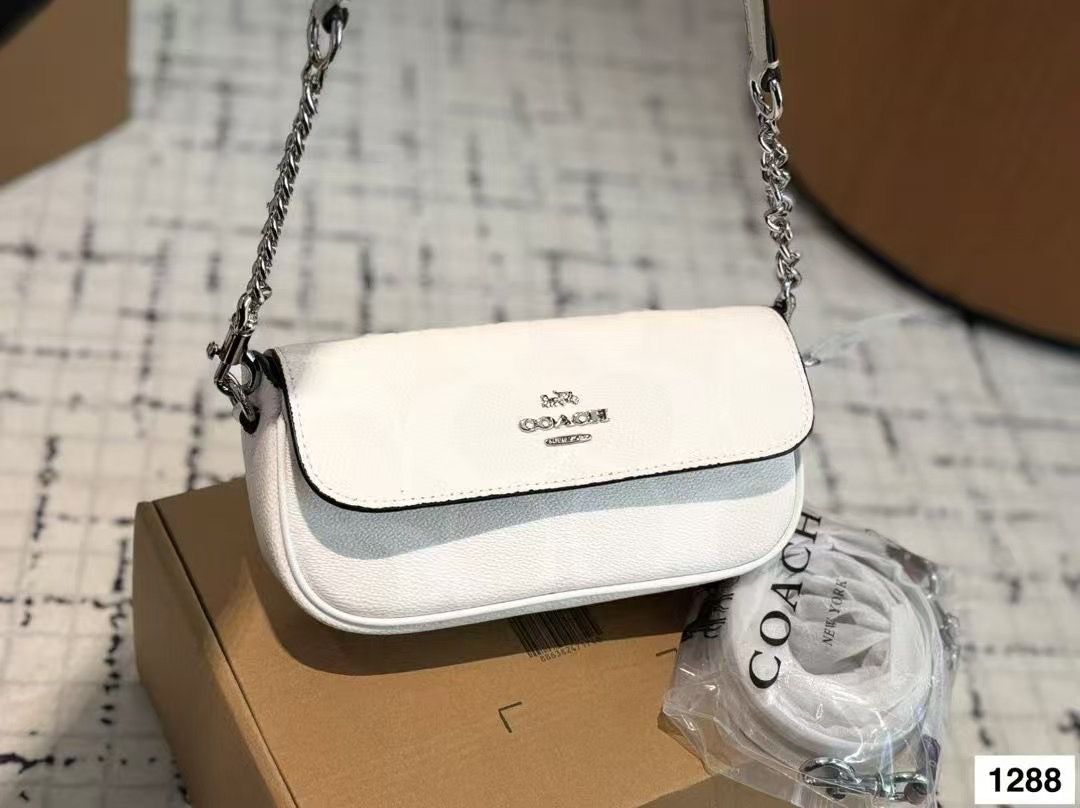 WhatsApp Image 2025-09-07 at 5.37.17 PM Coach Hailey White Shoulder Bag (With Box)