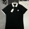 Gucci Black Polo Tshirt with White Collar